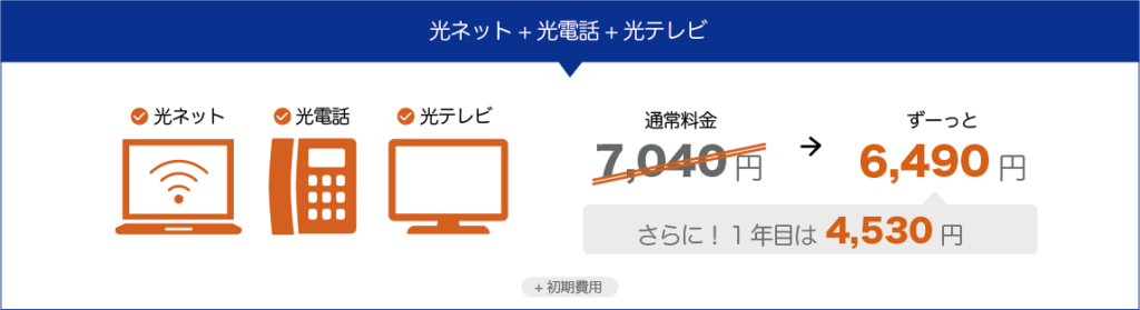 ネットと電話とテレビ